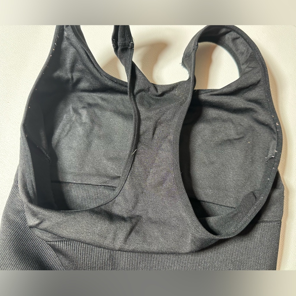 Calvin Klein Performance Racerback Sports Bra - Picture 2 of 4